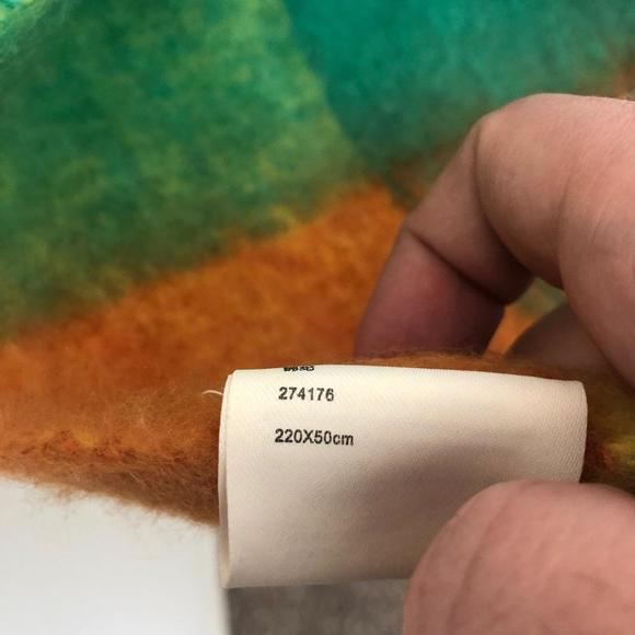 Acne Studios Chunk Wool Multicolored Scarf - Picture 3 of 5